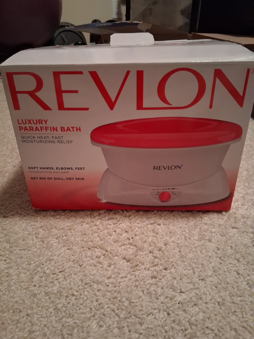 Revlon Paraffin Bath with Red Lid and White Base